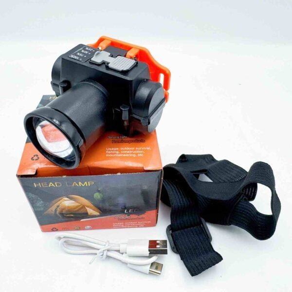 Hot Selling ABS Mini LED Headlamp High Light Fishing and Hiking Lamp with Waterproof Feature for Outdoor Camping and Running