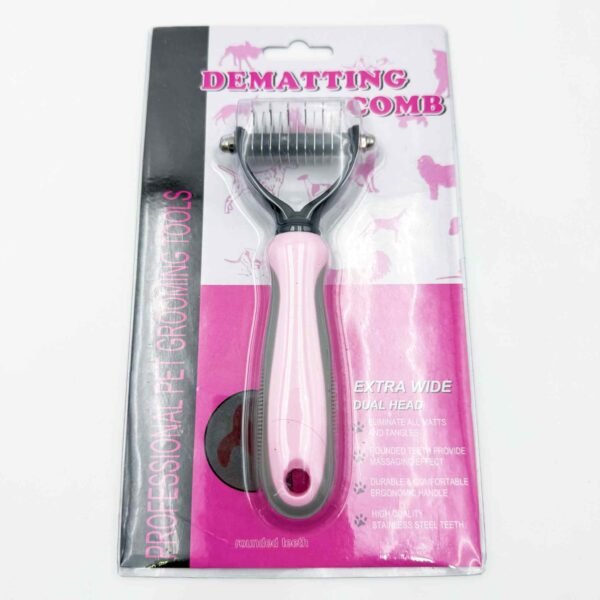 Hot Selling Pet Grooming Brush and Metal Comb Undercoat Rake for Cats and Dogs Comb Grooming Tools