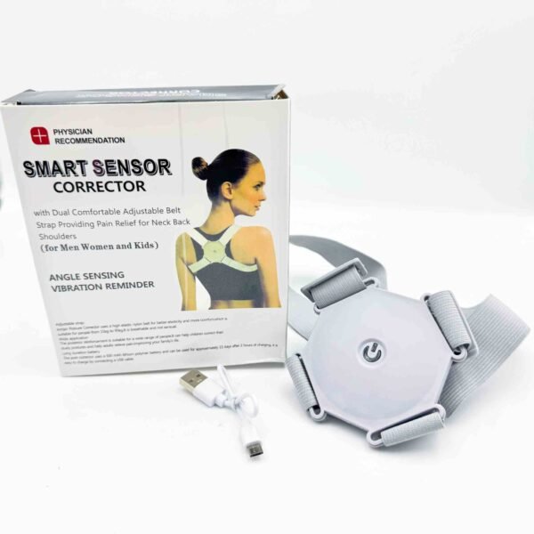 Intelligent Upper Back Clavicle Brace Smart Sensor Vibration Adjustable Shoulder Straightener Posture Corrector
