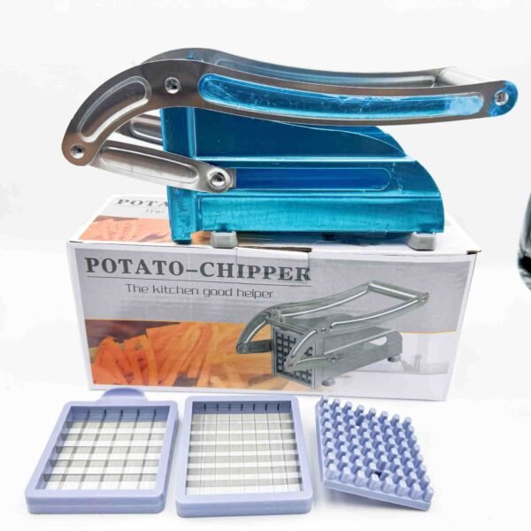 Factory Kitchen Gadgets Fruit Grid Slicer Stainless Steel Potato Chips Maker French Fry Cutter Manual Potato Cutter