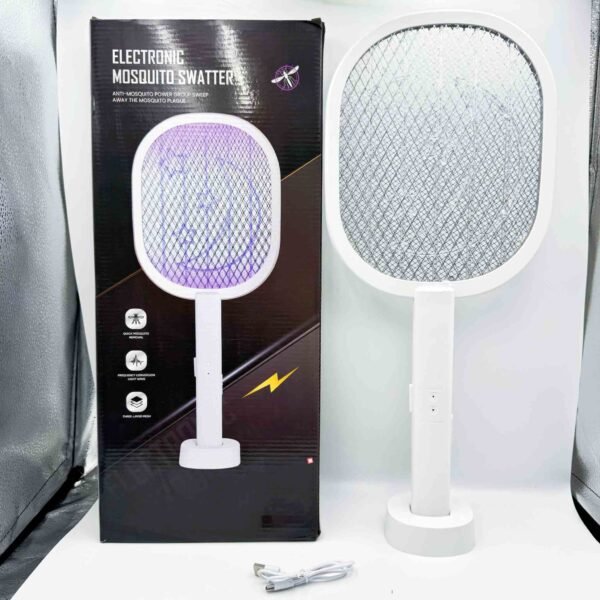 2025 USB Rechargeable Electric Mosquito Swatter Automatic Killer Device for Household Fly Trap Cross-Border Mosquito Killer
