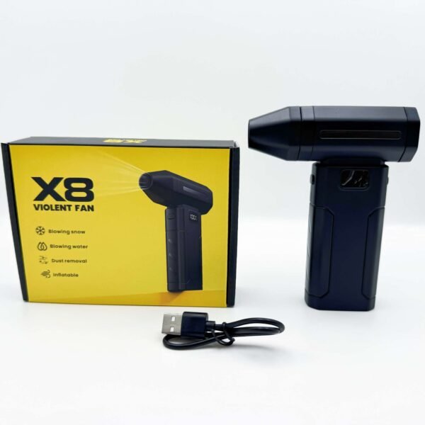 X8 Powerful Fan - Dust and Snow Removal Snowblower Fan - High-speed Brushless Motor Violent Turbine Powerful Fan