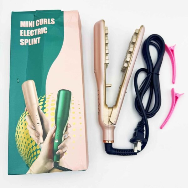 Professional Dual Wet and Dry Small Flat Iron Hair Straightener Short Hair Beard Iron Hair Straightener