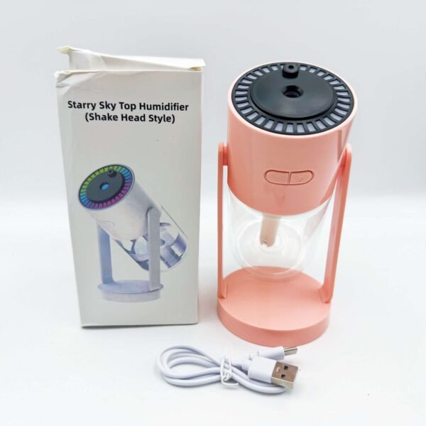 USB Creative Starry Sky Projection Desktop Air Humidifier Top Shaking Head Feature Aromatherapy for Cars New Plastic Household