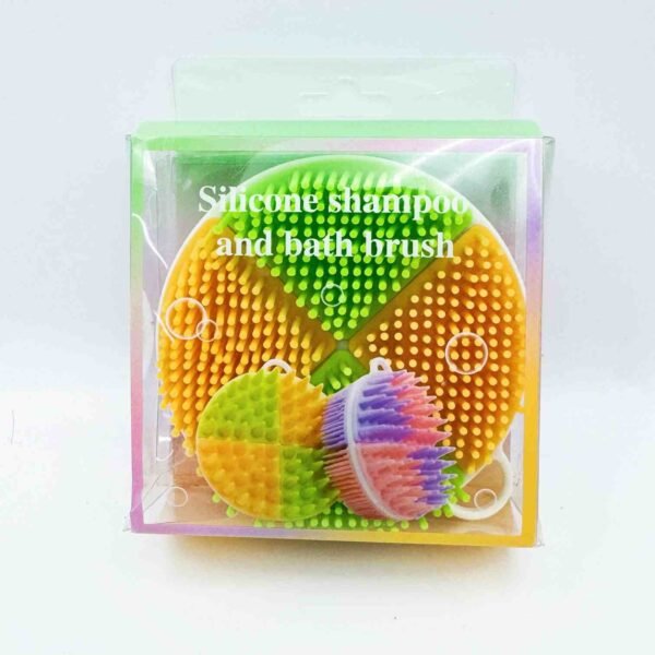 Quick Foaming Body Scrub Silicone Shower Bath Brush Body Massager Silicone Body Scrubber