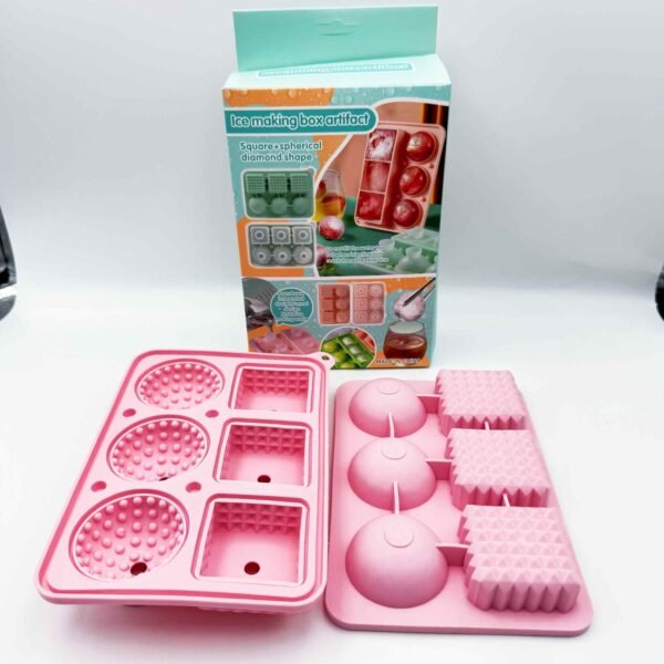 New Hot Sell Premium Silicone Round Ball 2Inch Large Whiskey Ice Sphere Tray Crystal Clear Ice Cube Maker