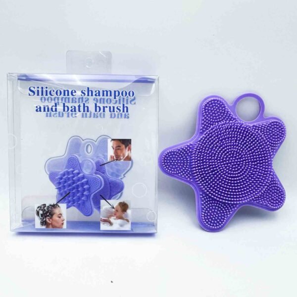 Soft Silicone Face Wash Brush Women's Manual Makeup Remover and Baby Shampoo Cleansing Brush With Skin Flower Suction Cup