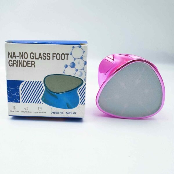 2 in 1 Double-sided Crystal Hair Eraser Glass Nano Foot File Multifunctional Reusable Painless Physical Hair Dead Skin Removal