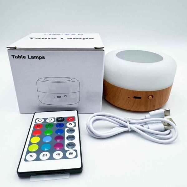 Howlighting Bedside Lamp RGB Bedroom Touch Portable Rechargeable Desk LED Table Light RGB LED Table Night Lamp for Kids Gifts