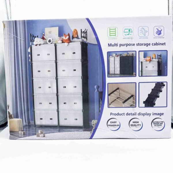 Modern Shoe Cabinet Slim Profile Shoe Rack with Dustproof Design for Bedroom Closet Organization