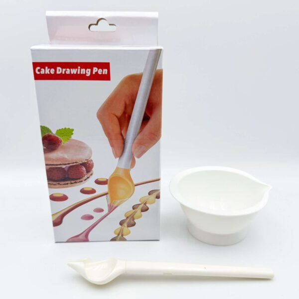Homesun Candy Pencil Decorating Spoon Drizzle Spoon Decorating Sauce Tip Plastic Sauce Spoon