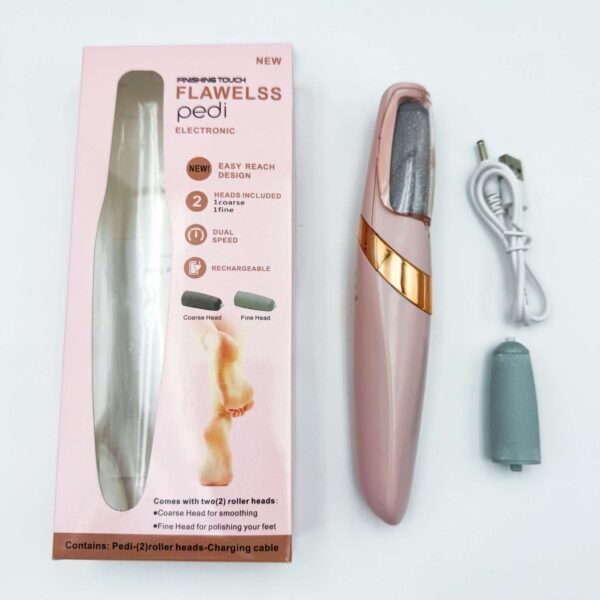 Rechargeable Electric Callus Roller File for Foot Pedicure Remove Dead Skin Plastic Material Electric Roller Foot File
