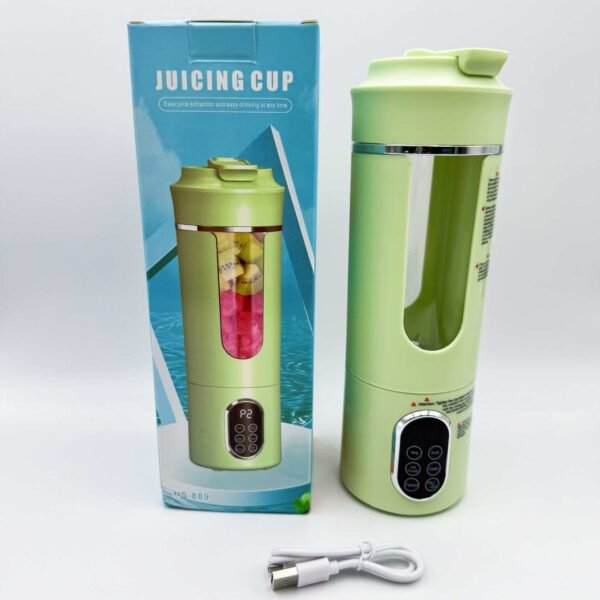530ML Portable Wireless USB Rechargeable Mini Juicer 12 Blades Freshly Squeezed Juice Mixer Personal Safety for Car Use