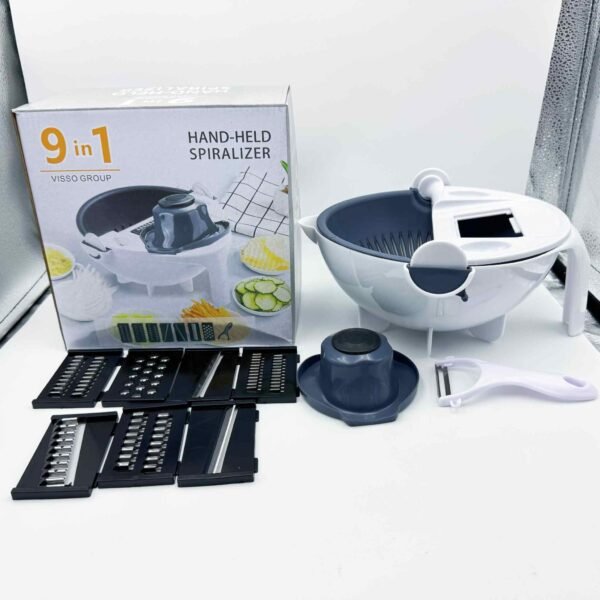 Sunshine Magic Manual Multifunctional Steel Kitchen Tool Fruit Vegetables Shredder Grater Chopper Cutter for Potatoes Plastic