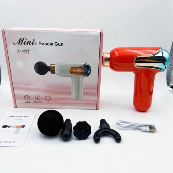 High Quality Professional Massage Gun 4 Head Mini Home Massage Gun for Back Massage Gun Heated