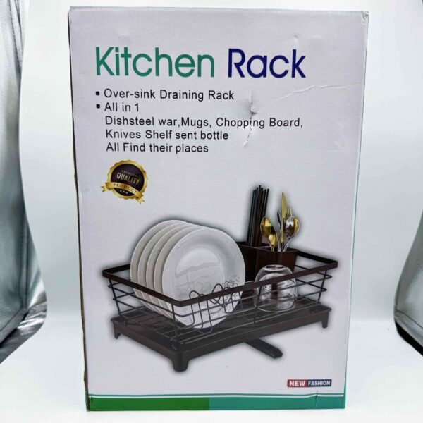 Kitchen Organizer Wholesale Dish Drying Rack 1 Tier Kitchen Sink Plate Dish Drainer Rack