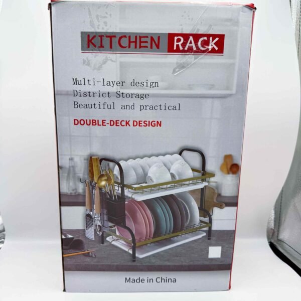 Dinnerware Sets Kitchenware Storage Shelf Keeping Dry Mildewproof Dish Drying Shelf Durable Metal Storage Holders & Racks