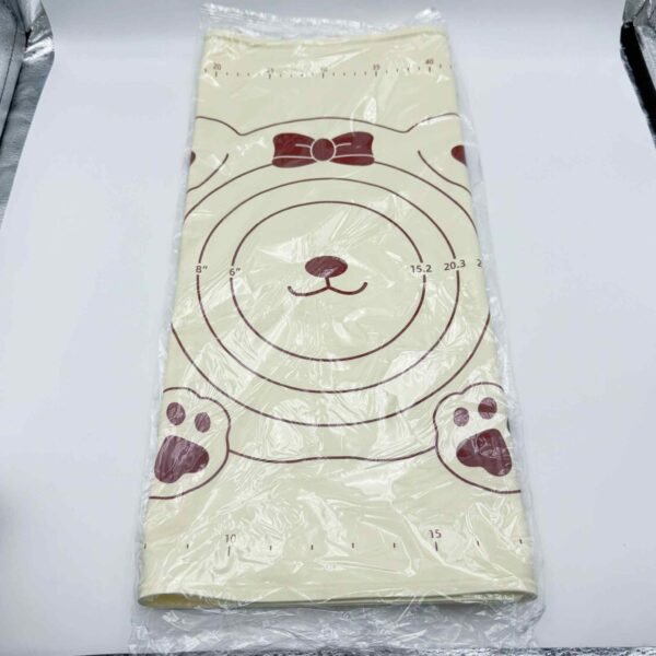 Personalized Cute Cartoon Heat Resistant Silicone Kneading Dough Sheet Non-stick Bake Pad Silicone Baking Pastry Mat