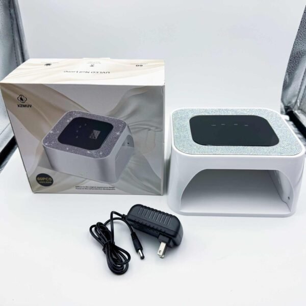 High-Power LED UV Lamp for Quick-Drying Nail Polish Two-Handed Baking Nail Dryer with Glue EU Plug Electric Supply for Manicure