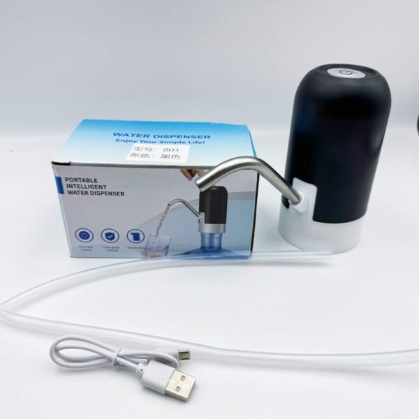 Electric Water Dispenser Pump Smart Rechargeable USB Charging Automatic Drinking Water Bottle Pump
