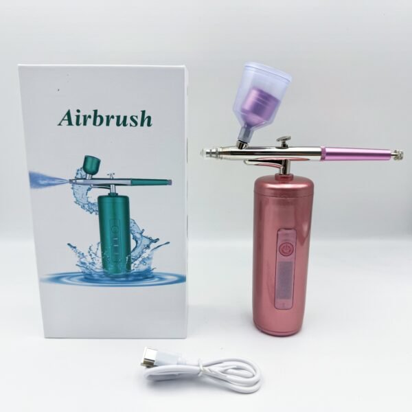 New Design Beauty Airbrush Air Compressor Kit and Paint Air Compressor Portable Painting Cup Makeup Barber Air Brush Make up