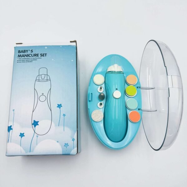 6 in 1 Electric Clippers Manicure Kit Baby Nail Trimmer for Toddler and Adults Including Nail File