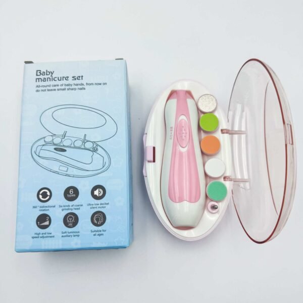 Wholesale Baby Nail Trimmer Electric Nail File Portable Nail Clippers Cutter Scissors Care Set Newborn