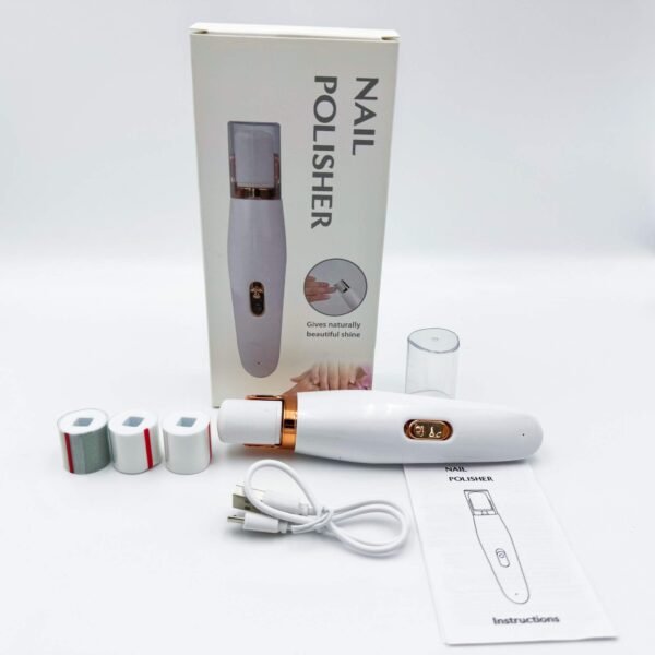 2 in 1 Multi-functional Electric Nail Polishing Machine and Electric Foot Grinder for Callus Remover with 4 Grinding Heads