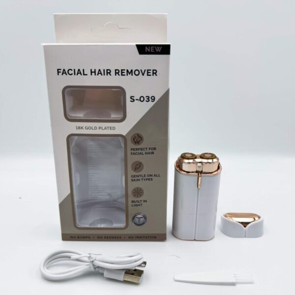 Portable Double-Head Rechargeable Shaver for Men and Women Mini Hair Removal Device for Private Parts Whole Body Household Use