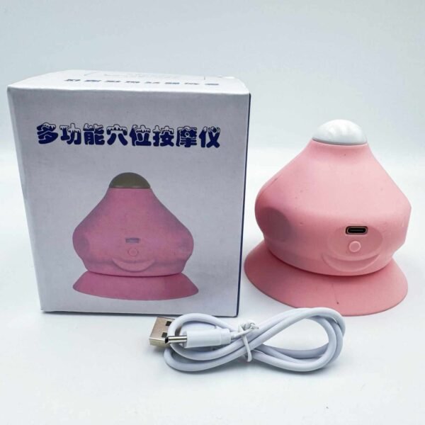 Electric Adsorption Multi-functional Point Massager Charging Vibration Compress Lightweight Silica PC Yoga Massage Ball