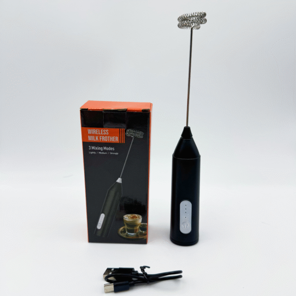 USB Rechargeable Electric Milk Frother Foam Maker Mixer Coffee Cream Drink Frothing Wireless Handheld Egg Beater
