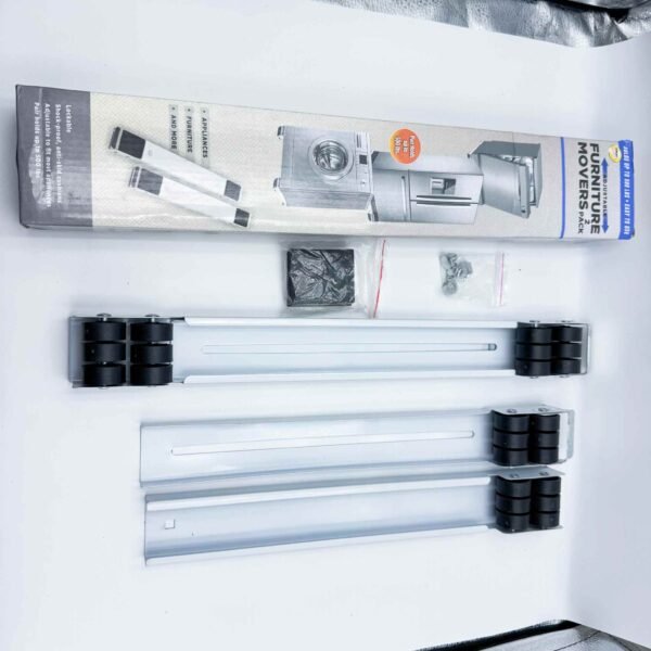 Adjustable Washing Machine Spare Parts Accessory Handling Tool Mobile Shelf Stand Furniture Dolly Moving Fridge Dryer Metal Base