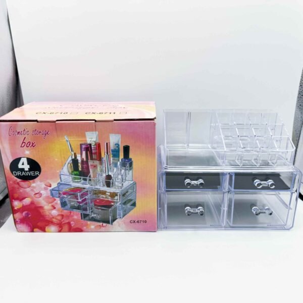 Transparent Acrylic Make up Organizer Storage Boxes Make up Home Drawers Type Makeup Organizer