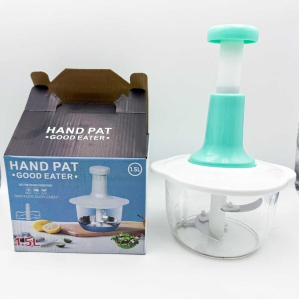 Mini 3 in 1 Hand Press Vegetable Onion Meat Garlic Food Processor Cutter Shreder Chopper Stainless Steel Knife Easy to Clean