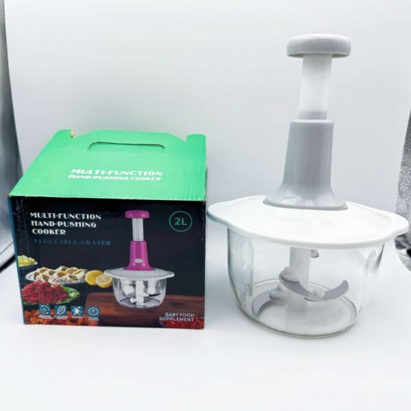 White Vegetable Chopper New Arrival Kitchen Accessories s Veggie Vegetable Slicer Cutter and Push Hand Onion Vegetable Chopper